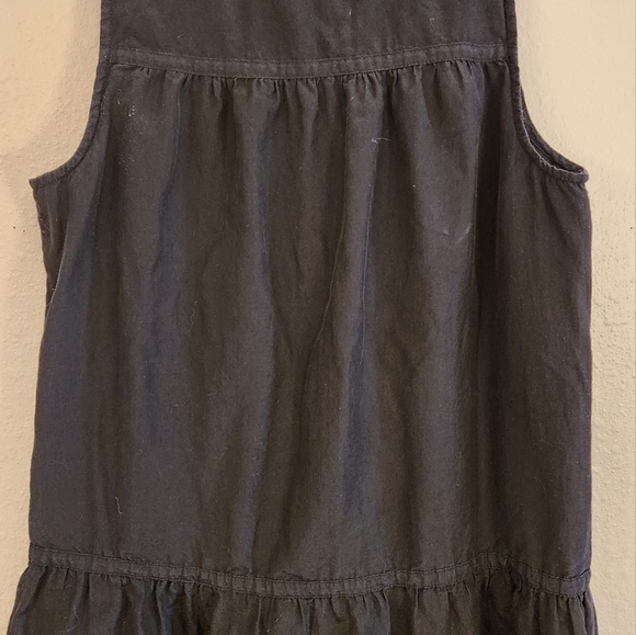Gap Black Pleated Dress Size Small. Sleeveless. Light. Buttons. - Picture 6 of 9